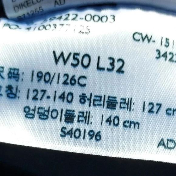 NWT Dockers Signature Big & Tall Classic Fit Lux Cotton Pants 50W×32L Blue - Picture 11 of 15